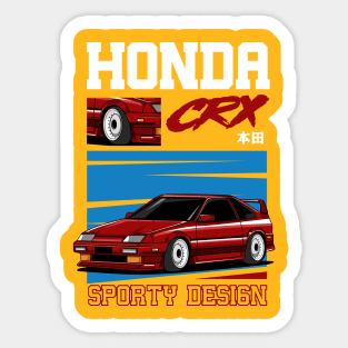 CRX Vintage Lover Sticker